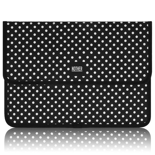 nother Sleeve Pouch for Macbook / 나더 애플 맥북 파우치 (Dot/Black)