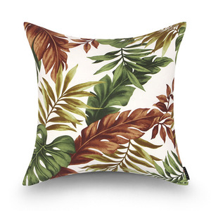 nother Tropical Leaves Cushion / 나더 나뭇잎 패턴 쿠션