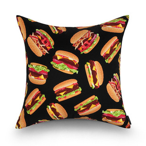 nother Burger Pattern Cushion / 나더 햄버거 패턴 쿠션