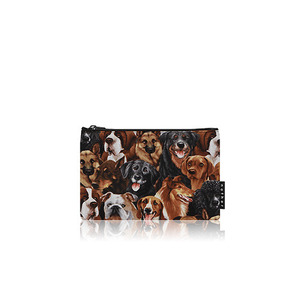 nother Dog Natural Pouch / 나더 강아지 패턴 파우치 (Small)
