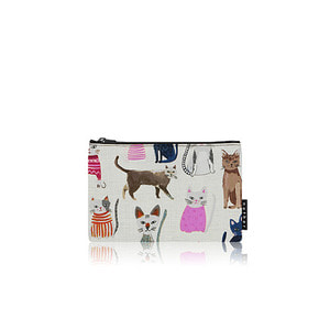 nother Cool Cats Pouch / 나더 고양이 일러스트 파우치 (Small)